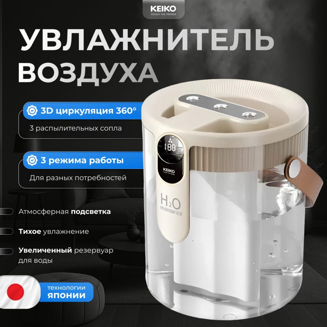 Увлажнитель воздуха KEIKO zlb510 белый